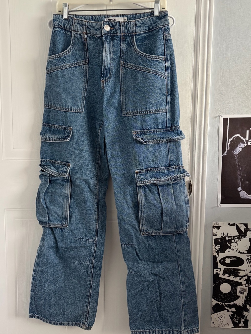 Mid-rise Cargo Jeans from Garage